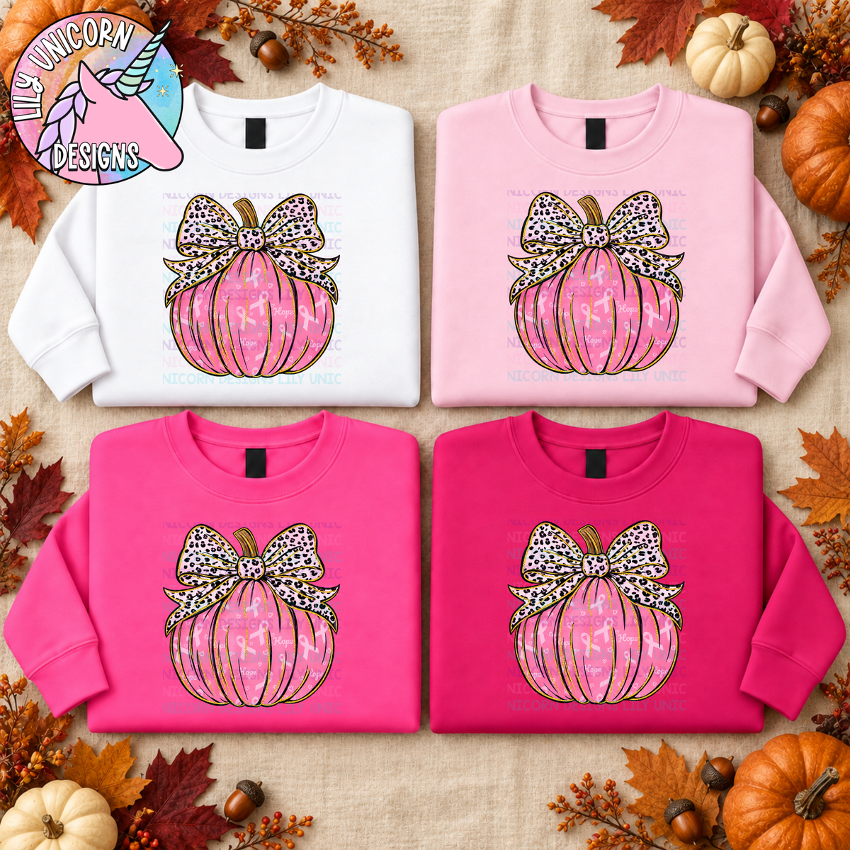 Breast Cancer Preppy Pumpkin