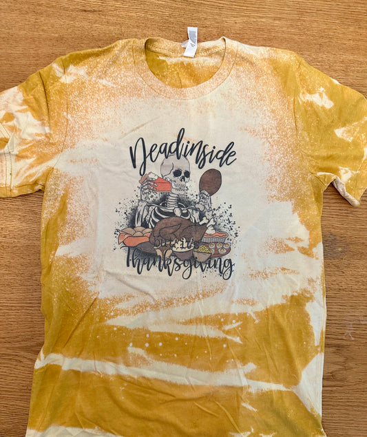 Dead Inside but it’s Thanksgiving T-Shirt - Adult Medium