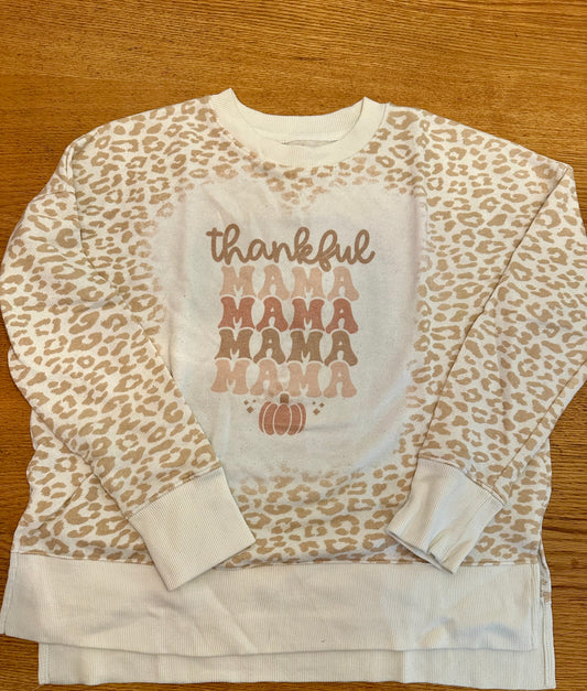 Thankful Mama Sweatshirt - Adult Medium