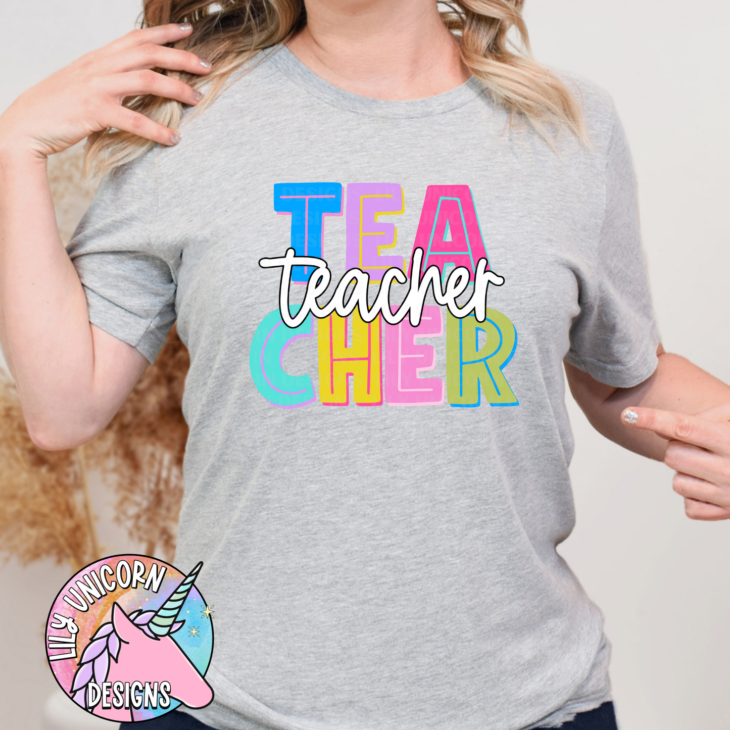 Block Teacher T-Shirt