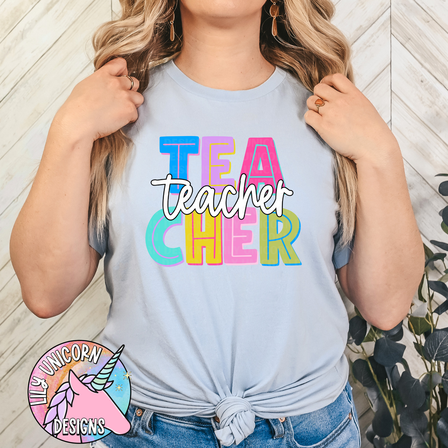 Block Teacher T-Shirt