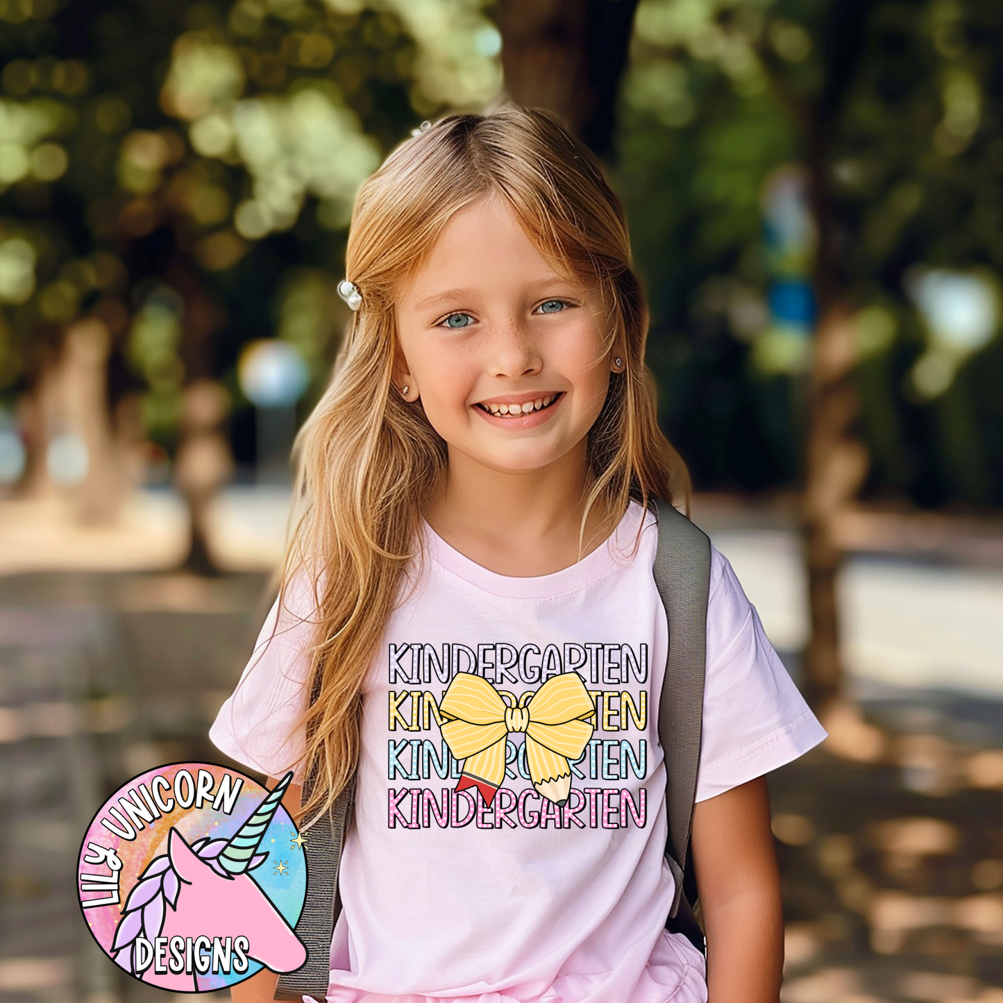 Pencil Bow School Youth T-Shirt