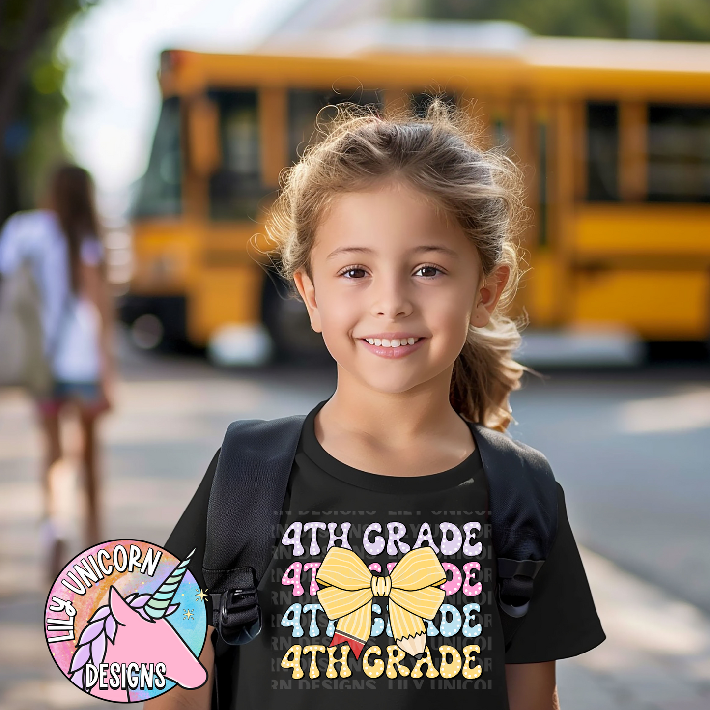 Pencil Bow School Youth T-Shirt