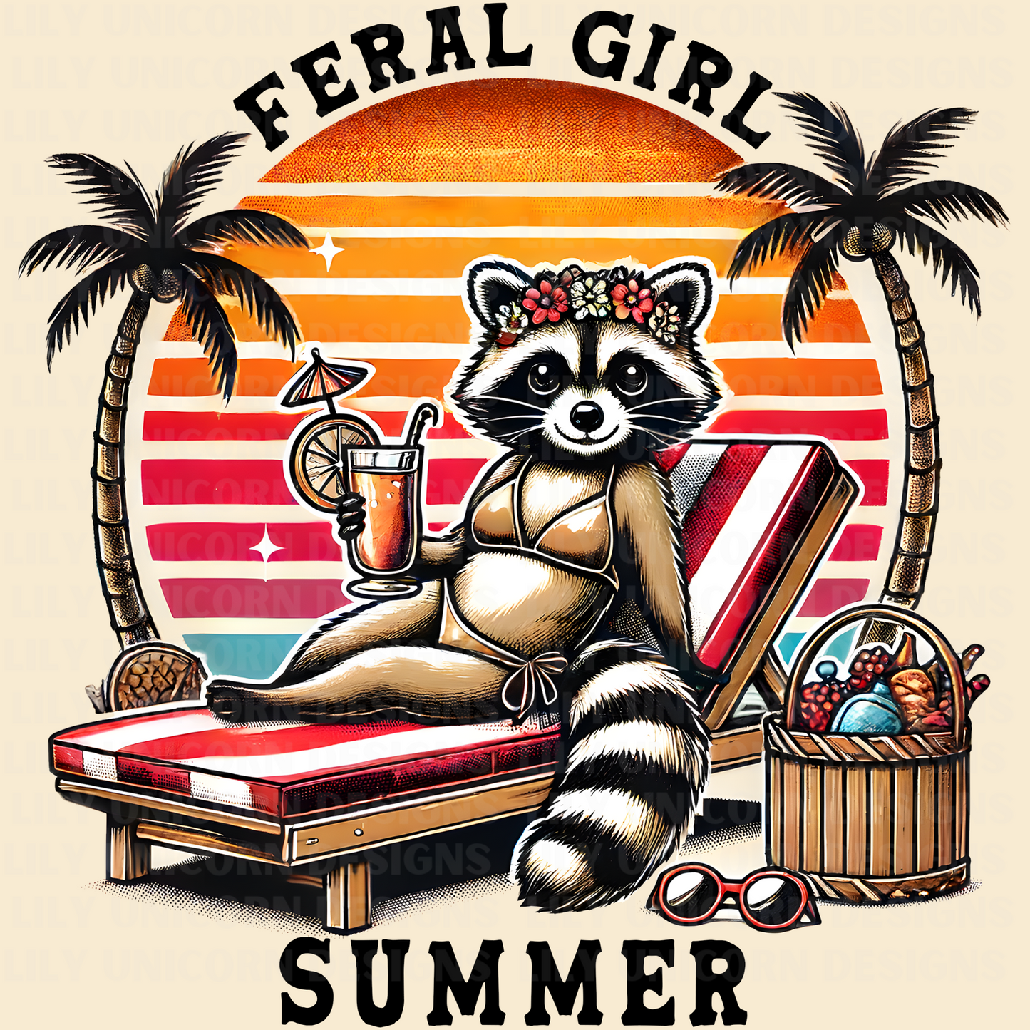 Feral Girl Summer Tumbler