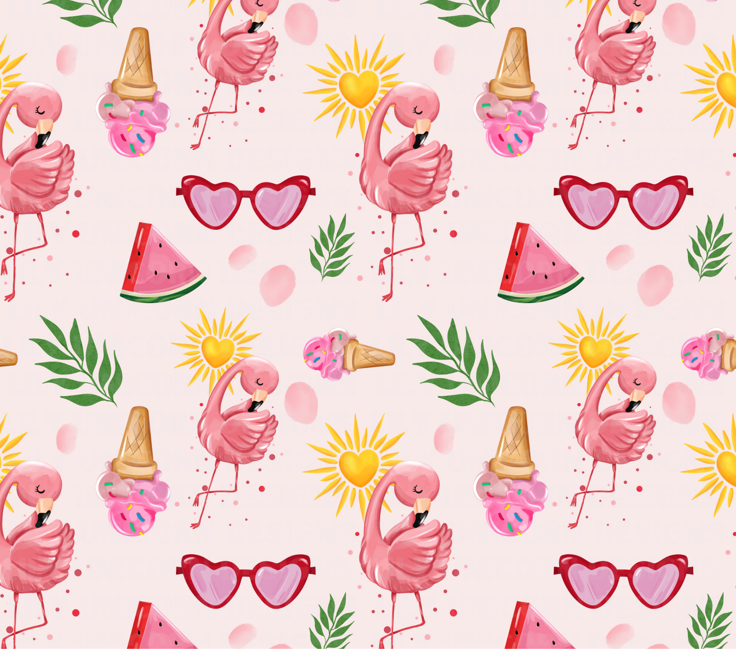 Flamingo Summer Tumbler