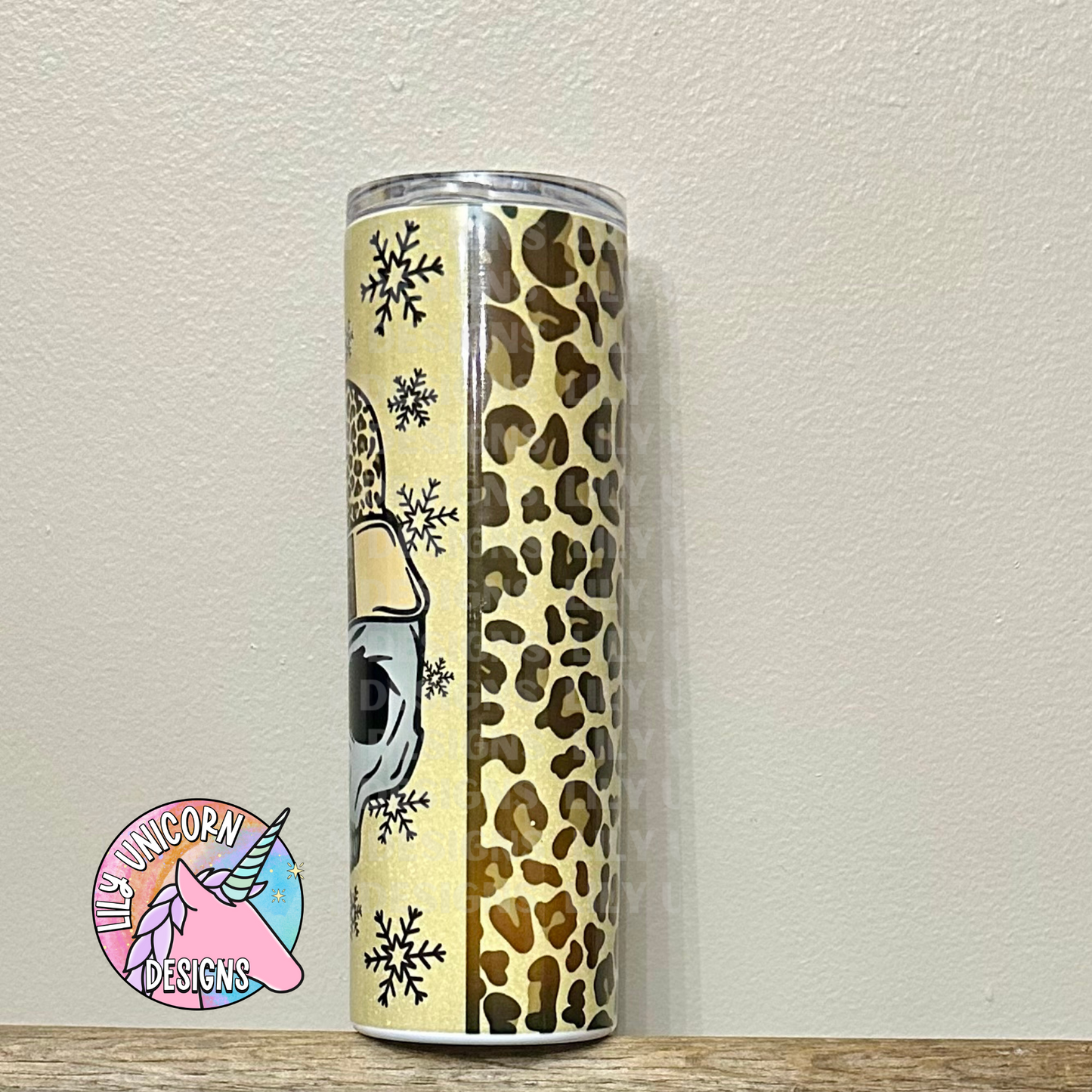 Freezing to Death Leopard Tumbler