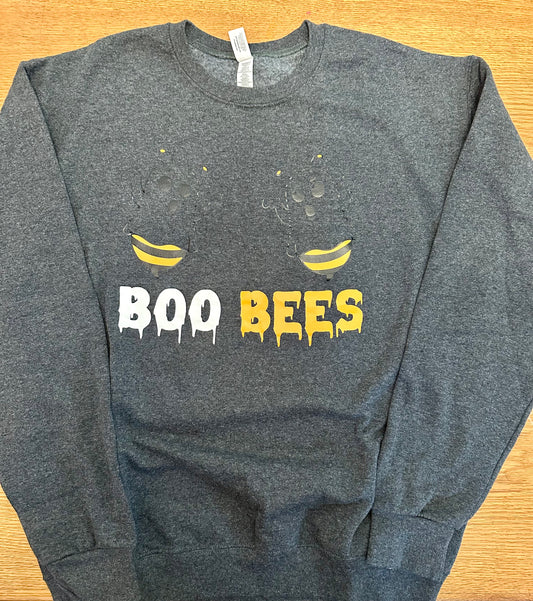 Boo Bees Halloween Sweatshirt - Adult Medium