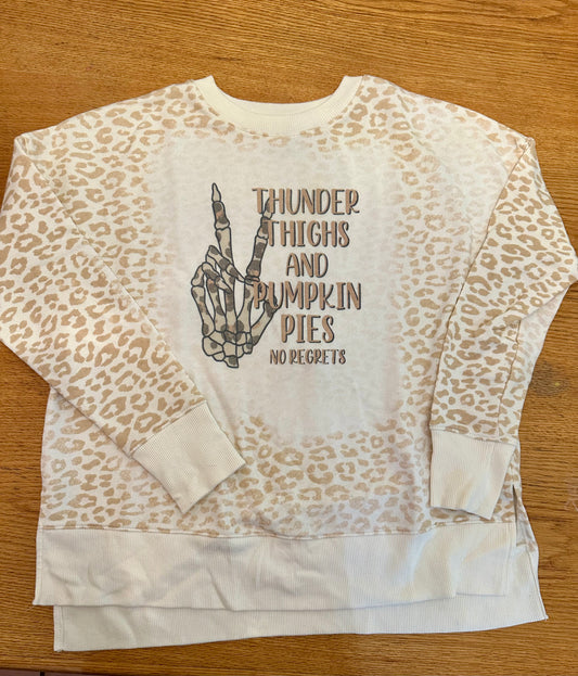 Thunder Thighs & Pumpkin Pies Seeatshirt - Adult Medium