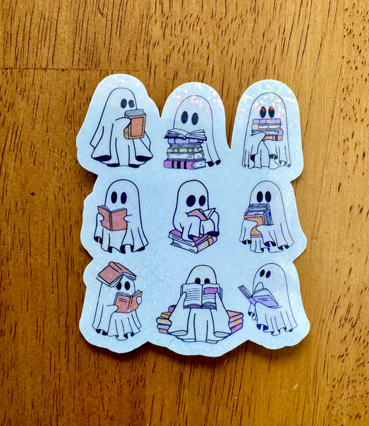 Bookish Ghost Sticker