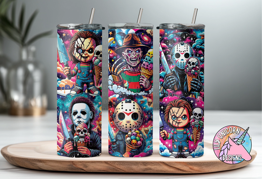 Horror Summer Treats Tumbler