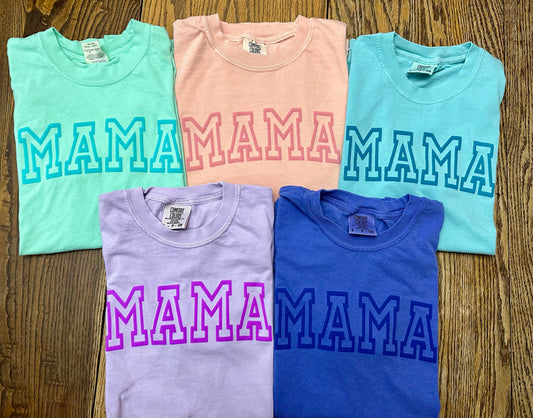 Mama Puff Ink Comfort Colors Shirt