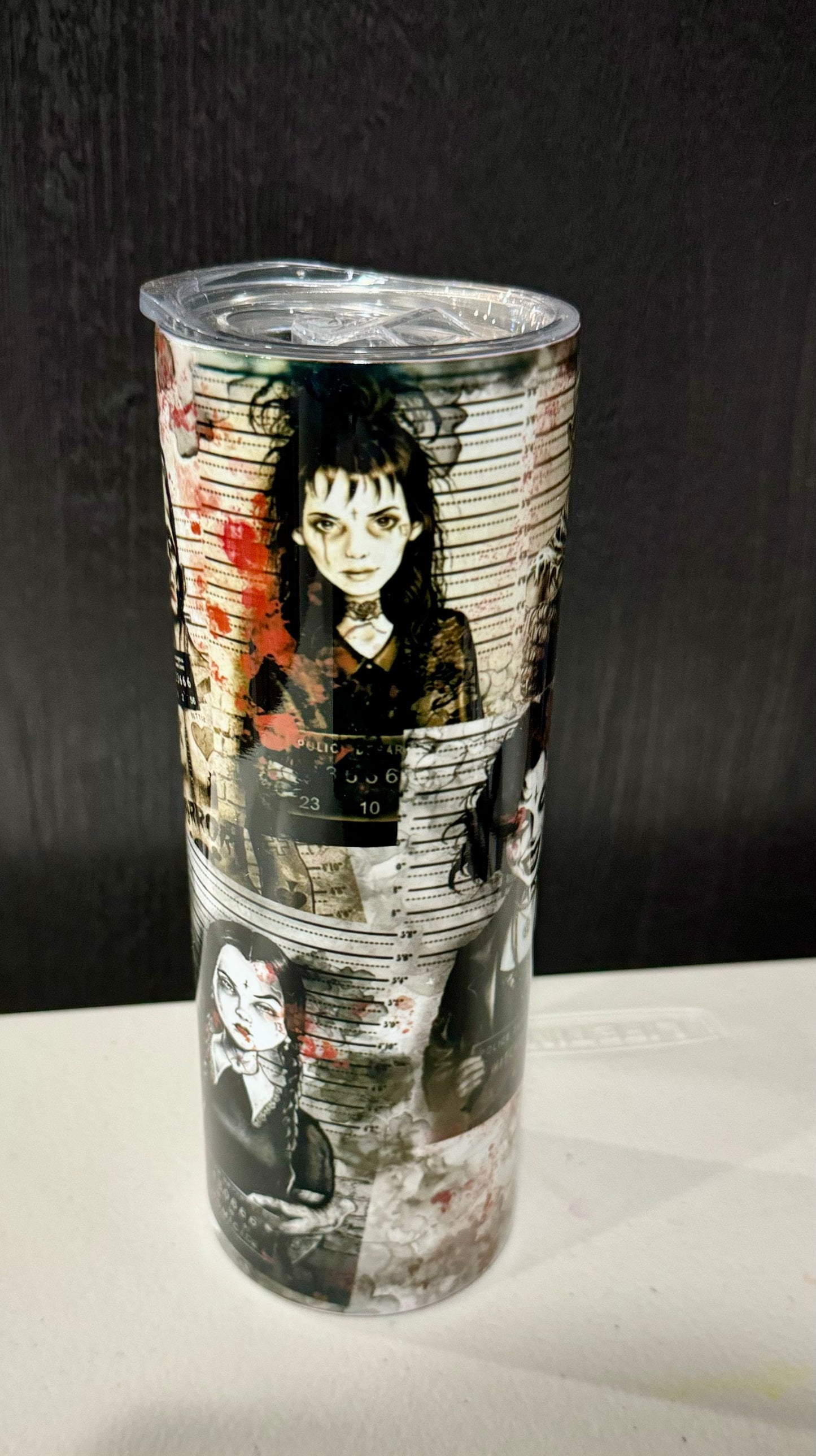 Horror Women Mugshot Tumbler