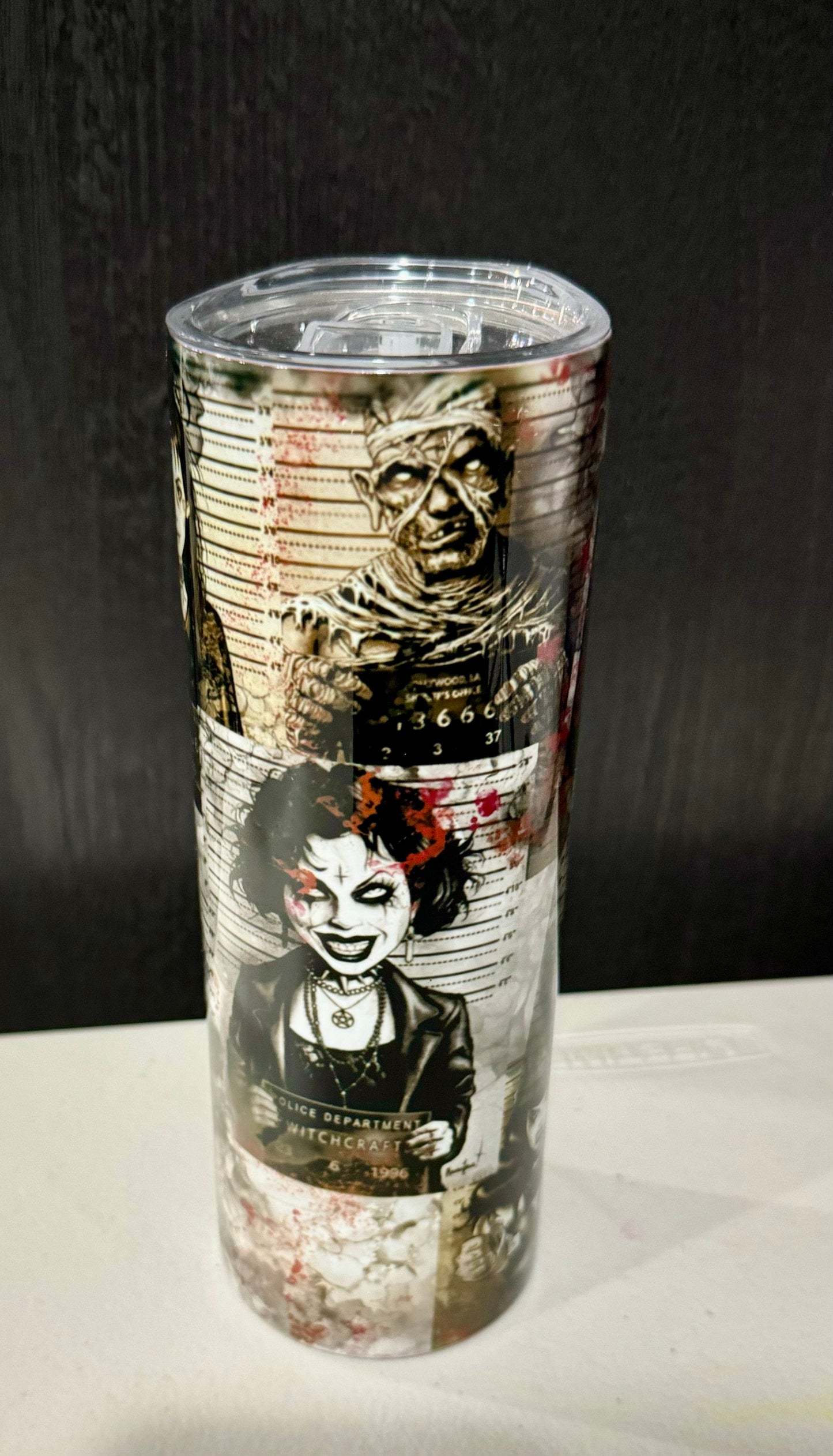 Horror Women Mugshot Tumbler