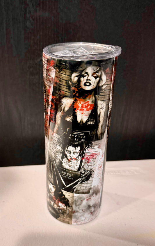 Horror Women Mugshot Tumbler