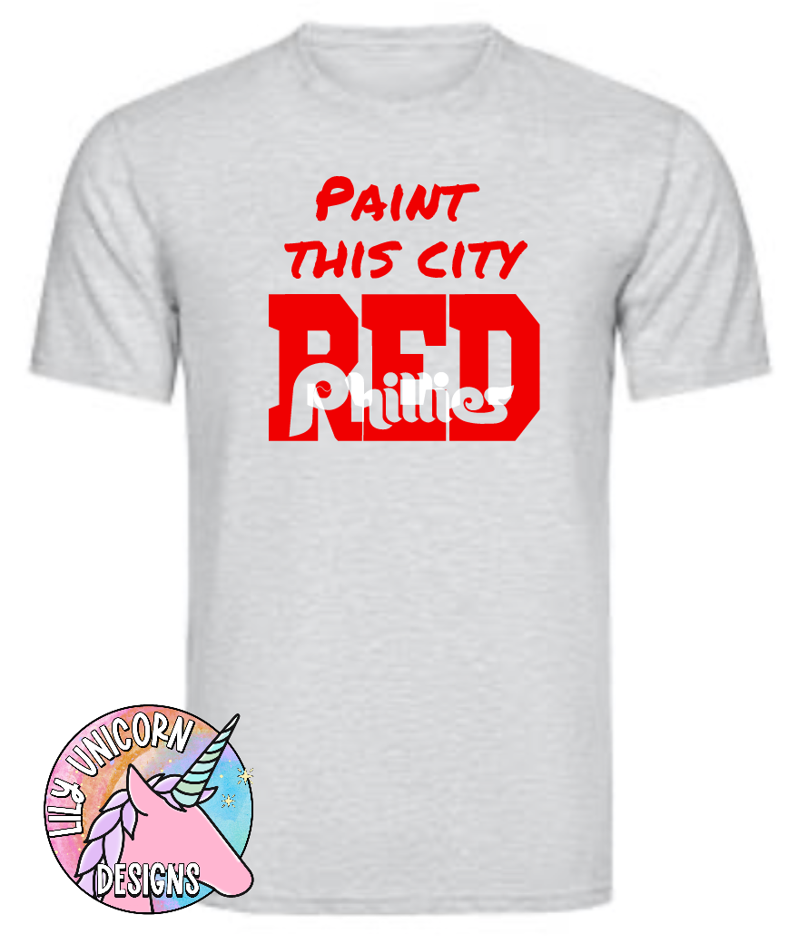 Paint this City Red T-Shirt