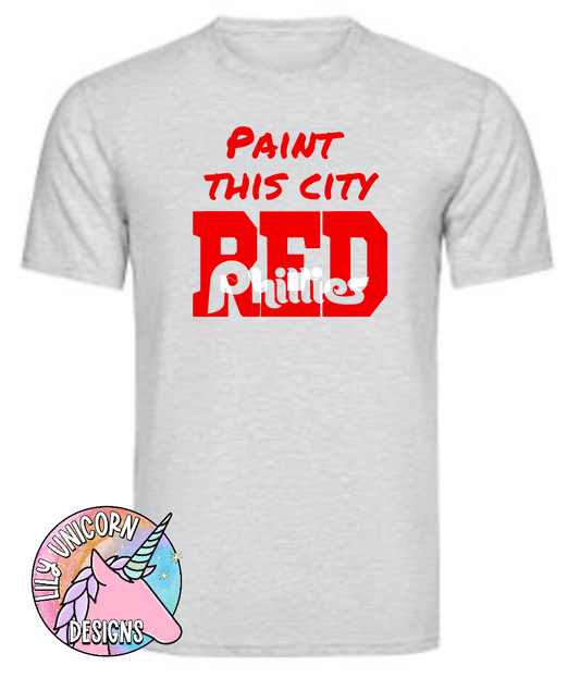 Paint this City Red T-Shirt