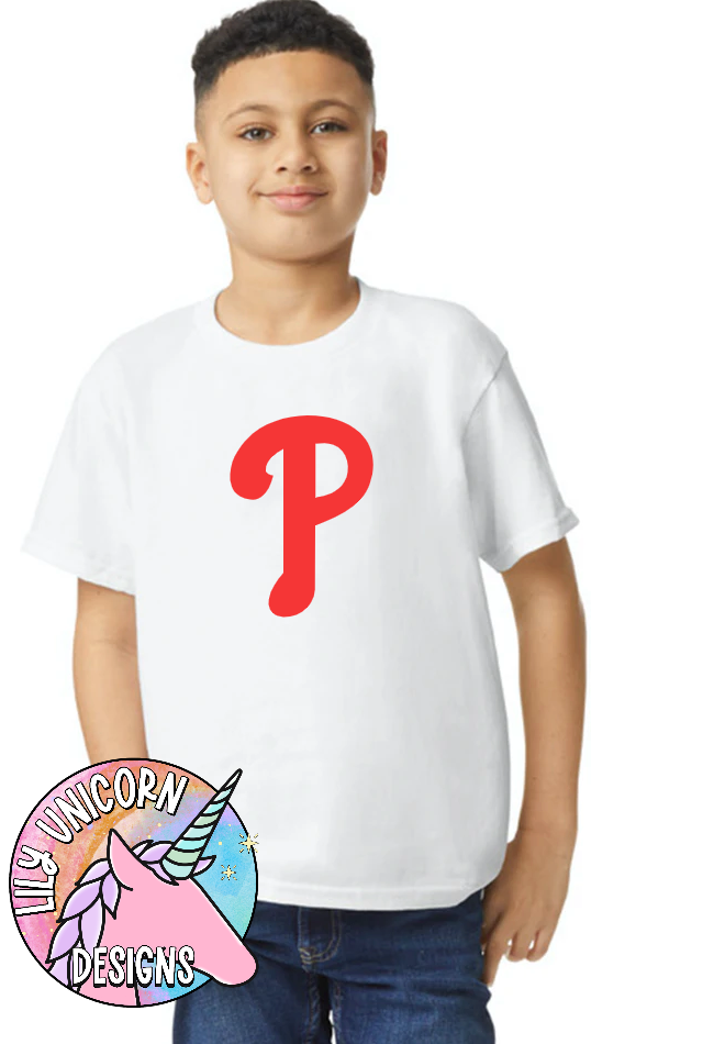 Phillies "P" Infant Bodysuit