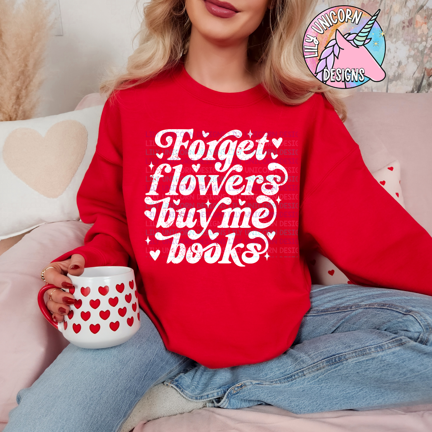 Forget Flowers Buy Me Books White