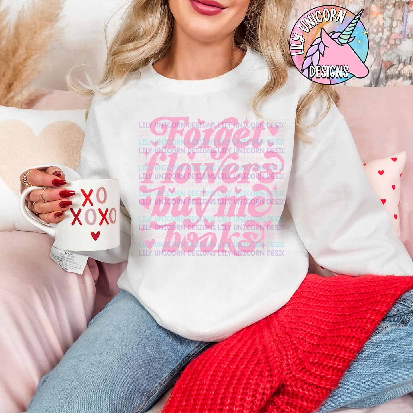 Forget Flowers Buy Me Books Pink