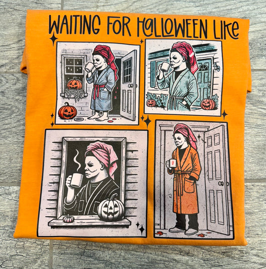 Waiting For Halloween Like T-Shirt